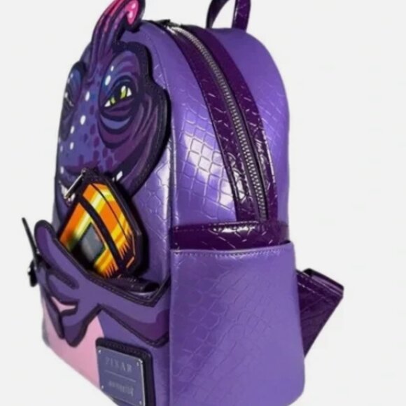 Loungefly Monsters Inc Randall Boggs Cosplay Mini Backpack - Exclusive - Picture 3 of 7